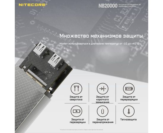 Внешний аккумулятор Nitecore NB20000 Power Bank 20702 – изображение 23
