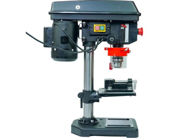 Вертикальный сверлильный станок Спец ССВ-500-16 220 В, 500 Вт, 600-2600 об/мин, 3-16 мм патрон, 5 скоростей, стол 160х160 мм, тиски в комплекте СПЕЦ-3262/370101 – изображение 3