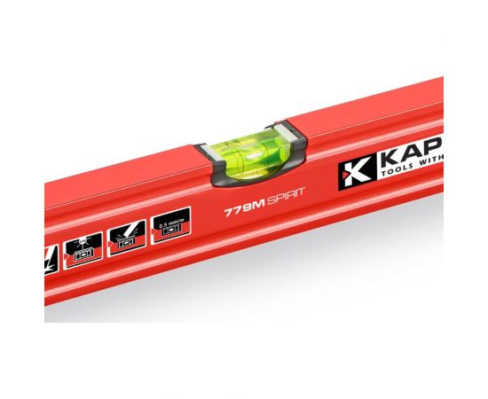 Уровень Kapro spirit mag 1200 мм, 2 глазка 779-40-120M – изображение 3