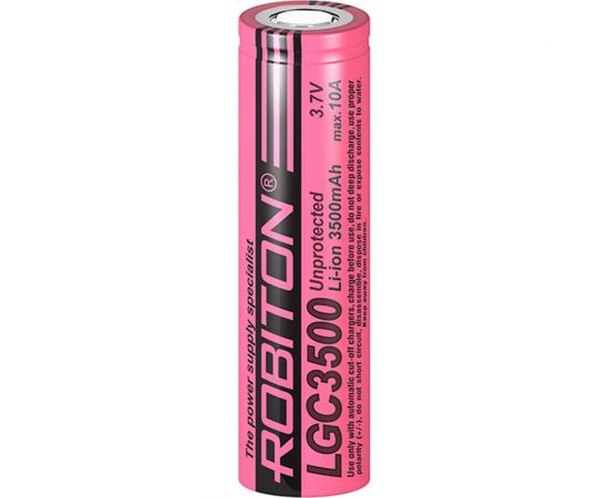 Аккумулятор Robiton LGC3500 10A LG 18650MJ1 без защиты 15703 – изображение 3