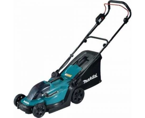 Аккумуляторная газонокосилка Makita LXT 18В, 450 Вт, ширина 33 см, травосборщик 30 л, 3 в 1, 8-ступенчатое центральное регулирование, 20-75 мм XPT DLM330Z – изображение 3