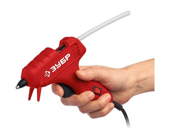 Термоклеевой электрический пистолет ЗУБР Мастер 7, d 7 мм, 5 г/мин 06851-7 – изображение 8