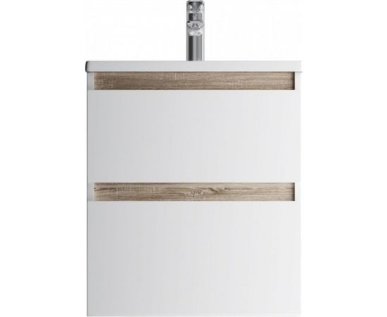 База под раковину AM.PM, X-Joy подвесная, 55 см, 2 ящика, белый глянец M85AFHX0552WG 