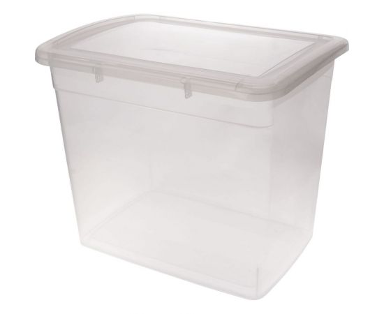 Ящик для хранения Branq Laconic 20 л, прозрачный BQ2506ПР 