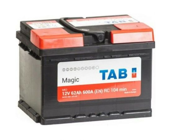 Аккумуляторная батарея TAB Magic 6СТ-62.0 низкий 189063 