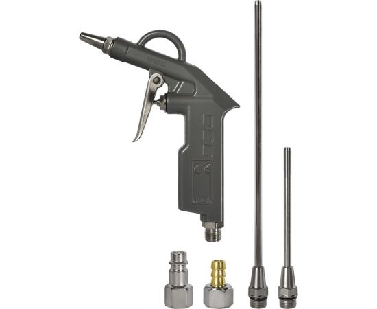 Обдувочный пистолет со сменными насадками QUATTRO ELEMENTI разъем EURO, профи 909-716 