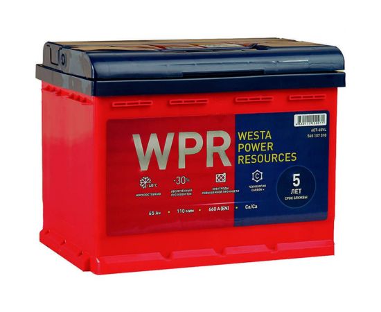 Аккумулятор WPR 6ст 65 VL 1, 660 А EN, 565107310 
