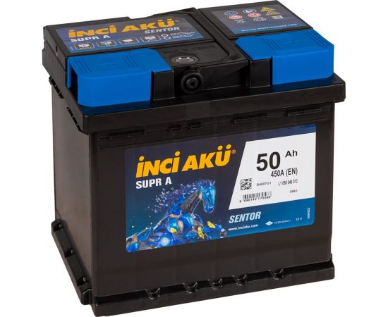 Аккумулятор INCI AKU Supr A 50R, 450 A, 207x175x190 мм 450331 