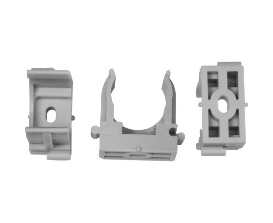 Крепежная клипса для монтажа газовым монтажным пистолетом FIXPISTOLS f-cpe25 серая, 100 шт. 2-2-4-4638 
