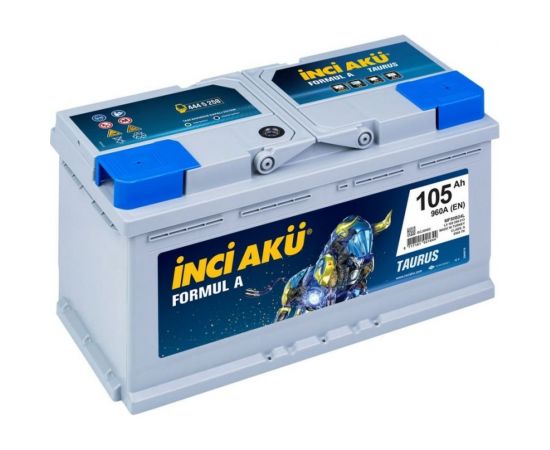 Аккумулятор INCI AKU Formul A 105R, 960 A, 353x175x190 мм 451278 