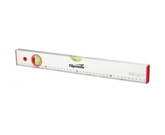 Алюминиевый уровень SPARTA 2000 мм, 2 глазка, линейка SPARTA 35120 