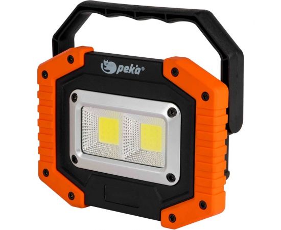 Аккумуляторный рабочий фонарь Peka работа от аккумуляторов и батареек W032 – изображение 2