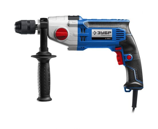 Профессионал безударная 2-х скоростная дрель ЗУБР 900 вт Д-П900-2 – изображение 3