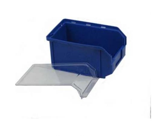 Пластиковый ящик с прозрачной крышкой СТАРКИТ 3,8 л, синий CК2-B – изображение 3