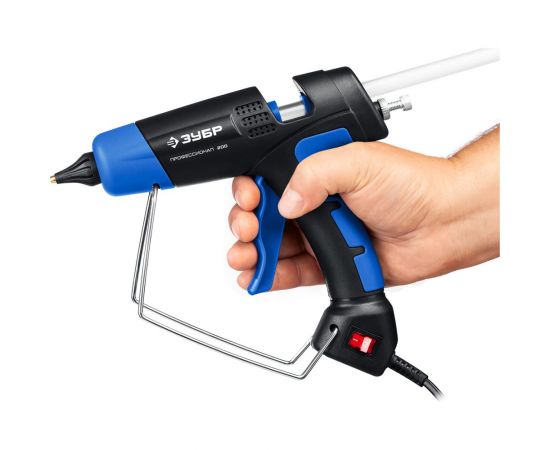 Термоклеевой электрический пистолет ЗУБР Профессионал 200, d 11 мм 06852-11 – изображение 3