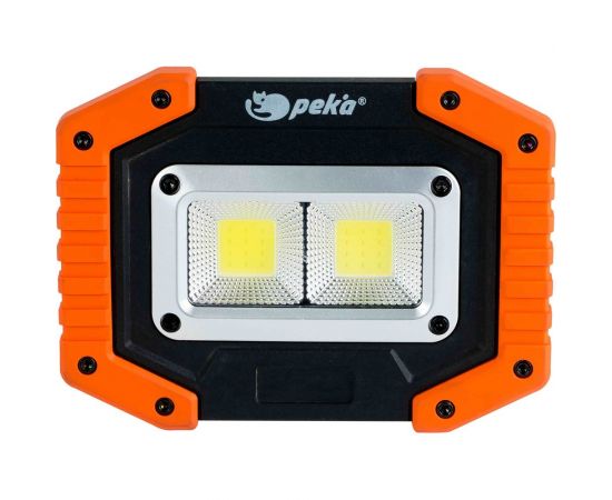 Аккумуляторный рабочий фонарь Peka работа от аккумуляторов и батареек W032 – изображение 3