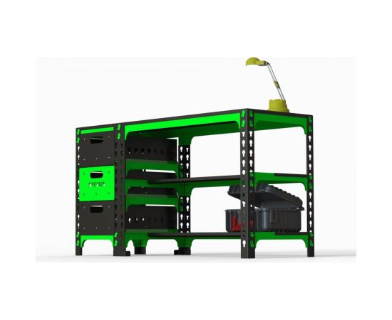 Металлический стол с выдвижными ящиками ООО Металекс 750x1600x600 мм SBY751660 – изображение 3