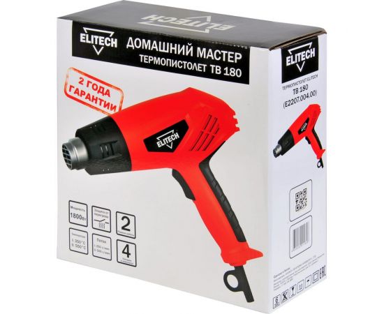 Термопистолет Elitech домашний мастер тв 180 202425 – изображение 4
