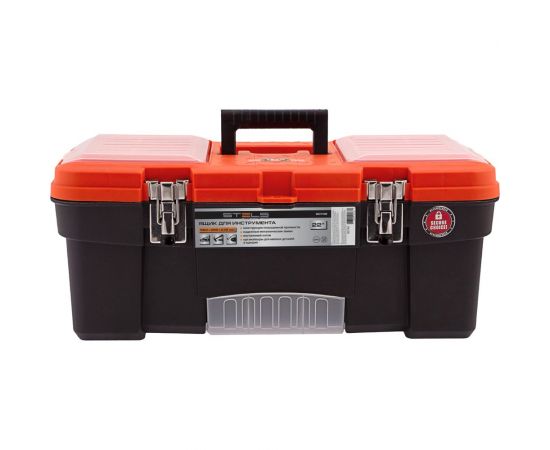 Ящик для инструмента с металлическими замками STELS 22"", 560x285x235 мм 90748 – изображение 4