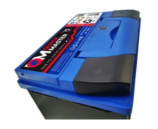Аккумуляторная батарея Quick Master SP 6СТ-75 (L)-(1) 560А, 277x175x190 4657771813238 – изображение 5
