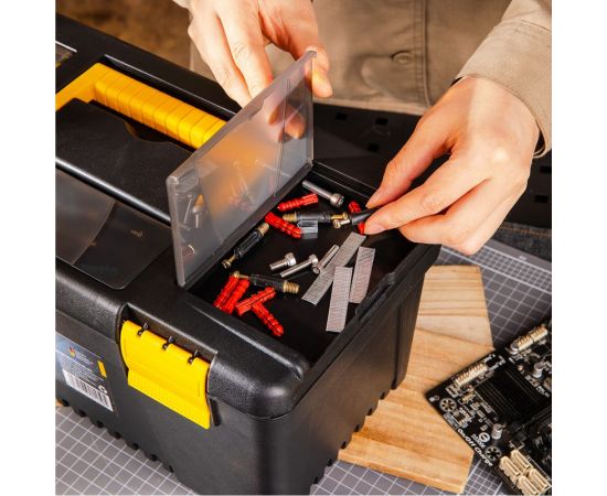 Ящик для инструментов DELI DL432417 380x200x180 мм 98477 – изображение 5