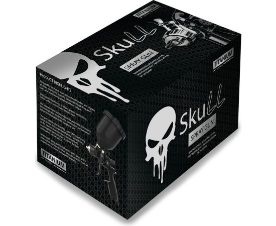 Краскопульт Radex skull titanium spray gun rrp дюза 2.0 мм, черный 20120 – изображение 5