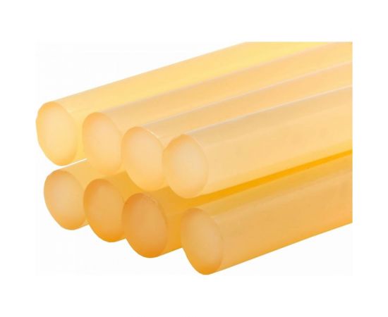 Клей желтый, прозрачный (8 шт; 11х200 мм) для клеевого пистолета ПРАКТИКА 641-640 – изображение 6