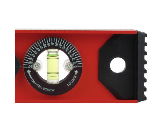 Уровень REXANT Рельс, алюминиевый, 400 мм, 3 глазка, 1 поворотный 12-9210 – изображение 6