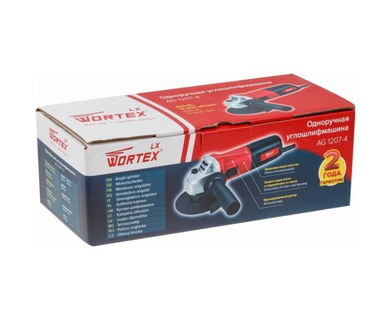 Угловая шлифмашина WORTEX LX AG 1207-4 0329086 – изображение 8