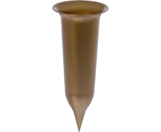 Горшок SANTINO Ритуальный 0.65 л, 10х25 см, золото 051533 