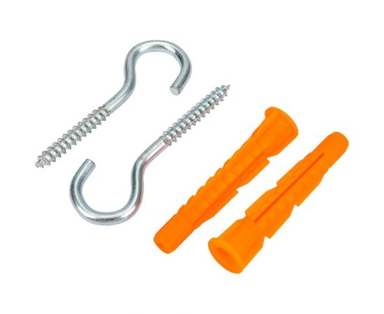 Шуруп-полукольцо Невский Крепеж 5x40 с полипроп. унив. дюбелем, 8x51 2 шт. 814329 