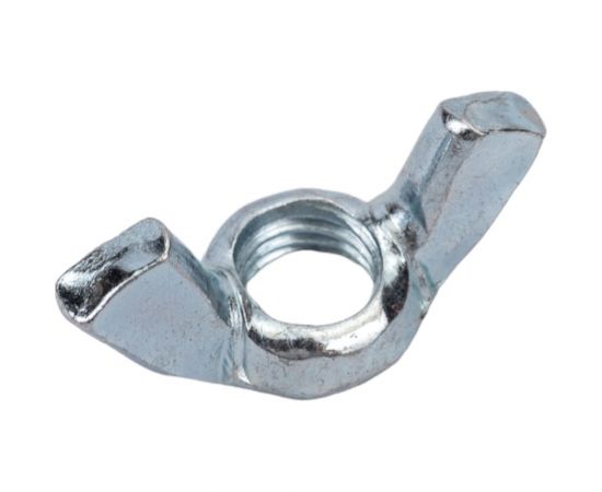 Барашковая гайка Стройбат DIN315 М10 белый цинк 40 шт 307630 