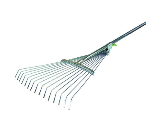 Веерные проволочные регулируемые грабли с металлической ручкой DON GAZON 120-154 см 220641 