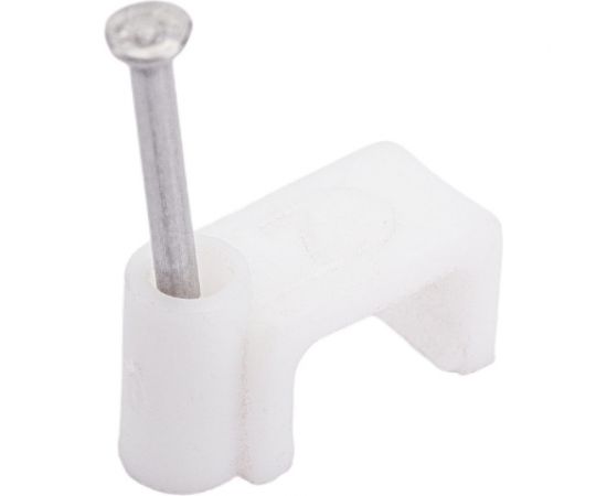 Скоба для электрокабеля Стройбат 7 плоская 044091 