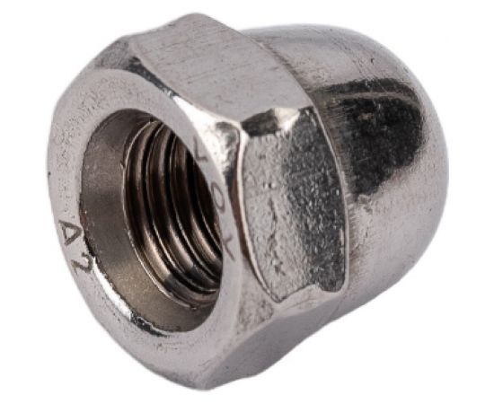 Колпачковая шестигранная гайка DINFIX DIN 1587, нерж. А2, M10, 10 шт. 00-00001926 – изображение 2