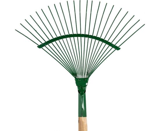 Веерные проволочные грабли Gigant ГВ-П с черенком IAG-004 – изображение 2