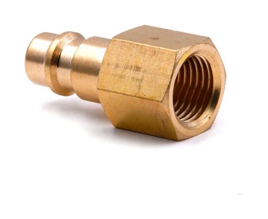 Соединение быстросъемное пневматическое HQ-PF14 «папа»-внутр. резьба 1/4" (латунь) HQ-mech УТ000002475 – изображение 2