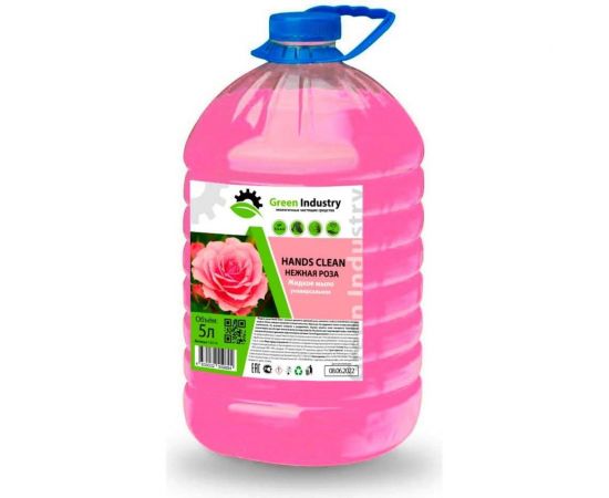Жидкое мыло Green Industry Hands Clean нежная роза, 5 л 100146 – изображение 2