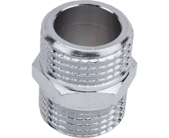 Латунный ниппель AV Engineering наружная-наружная 1/2 хром AVE303004 – изображение 3