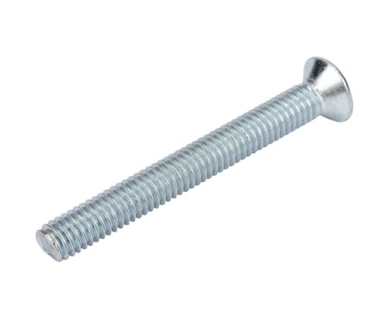 Потайной винт Стройбат DIN 965 М6x50 белый цинк 40 шт 106321 – изображение 3