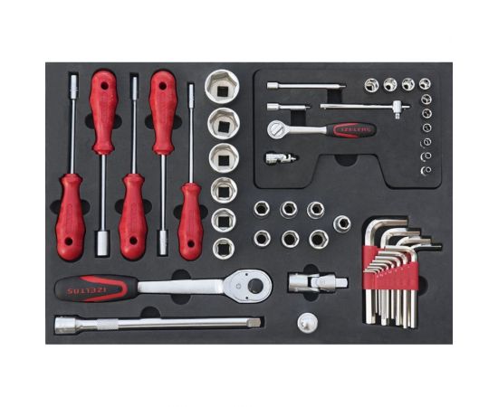 Инструментальная тележка IZELTAS TREND 5 выдвижных ящиков, полный 8244005096 – изображение 3