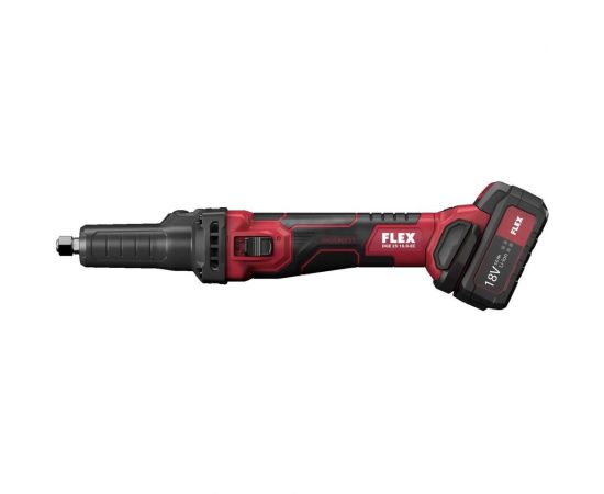 Аккумуляторная прямошлифовальная машина с регулировкой оборотов FLEX 18.0 В DGE 25 18.0-EC C 518867 – изображение 3