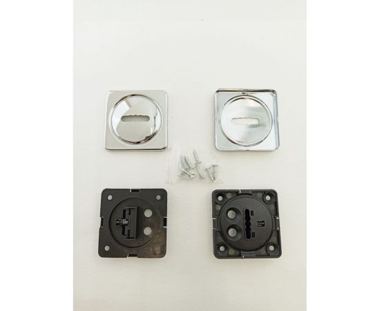 Ключевина CRIT КлС-К11 Хп хром полированный, пара 05212 – изображение 3