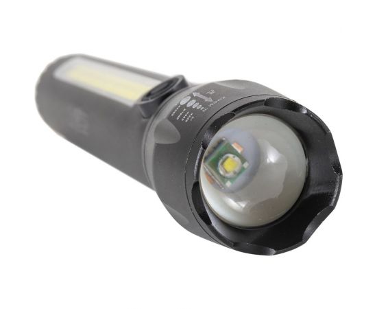 Аккумуляторный фонарь СТАРТ с зарядкой от сети lhe 519 led черный в комплекте с usb-кабелем черного цвета 18090 – изображение 4