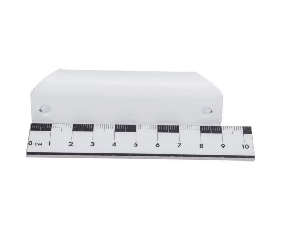 Ручка для балконной двери Невский Крепеж ""Ракушка"", алюм., белая, 1 шт. 826232 – изображение 4