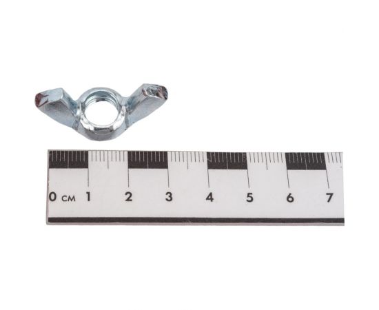 Барашковая гайка Стройбат DIN315 М10 белый цинк 40 шт 307630 – изображение 5