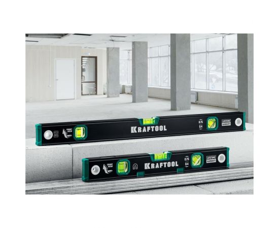 Магнитный уровень KRAFTOOL с зеркальным глазком 2000 мм 34785-200 – изображение 8