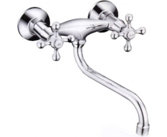 Настенный смеситель для кухни FRAP F4608 1/2, крест нижний 510510 