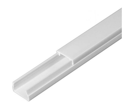 Кабель-канал Промрукав белый 2-й замок в г/к 15х10 2-х метровый PR.0615102 