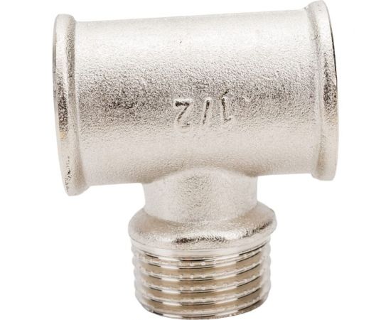 Тройник STI латунный Ду15 (1/2") В-Н-В никелированный D270-05065 